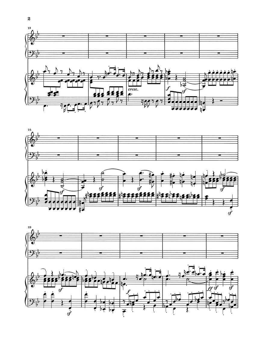 Anderes Coverbild Klavierkonzert Nr. 2 B-dur op. 19
