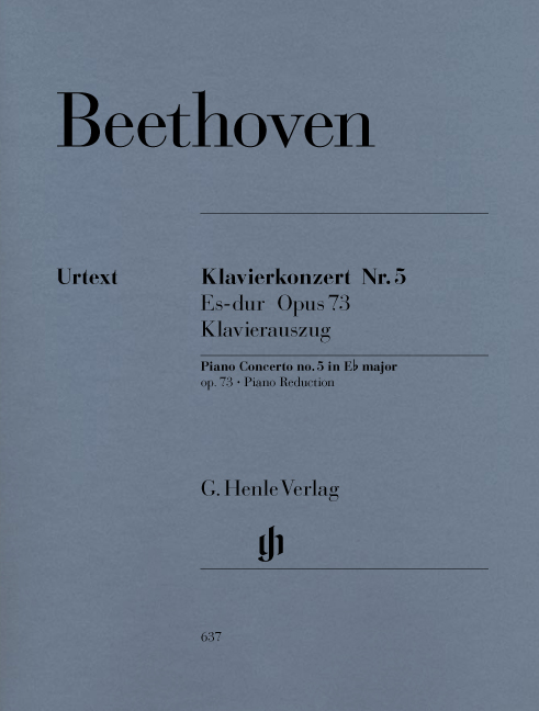 Vorderes Coverbild Klavierkonzert Nr. 5 Es-dur op. 73