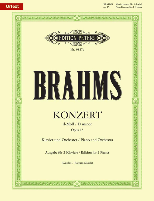 Vorderes Coverbild Konzert für Klavier und Orchester Nr. 1 d-Moll op. 15