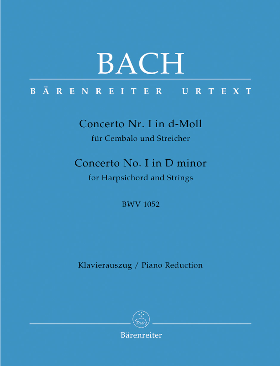 Vorderes Coverbild Concerto für Cembalo und Streicher Nr. 1 d-Moll BWV 1052