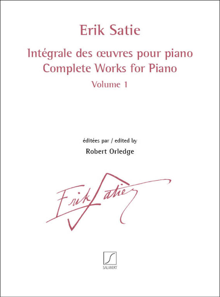 Vorderes Coverbild Intégrale des œuvres pour piano volume 1