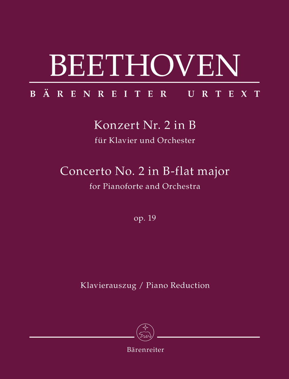 Vorderes Coverbild Konzert für Klavier und Orchester Nr. 2 B-Dur op. 19
