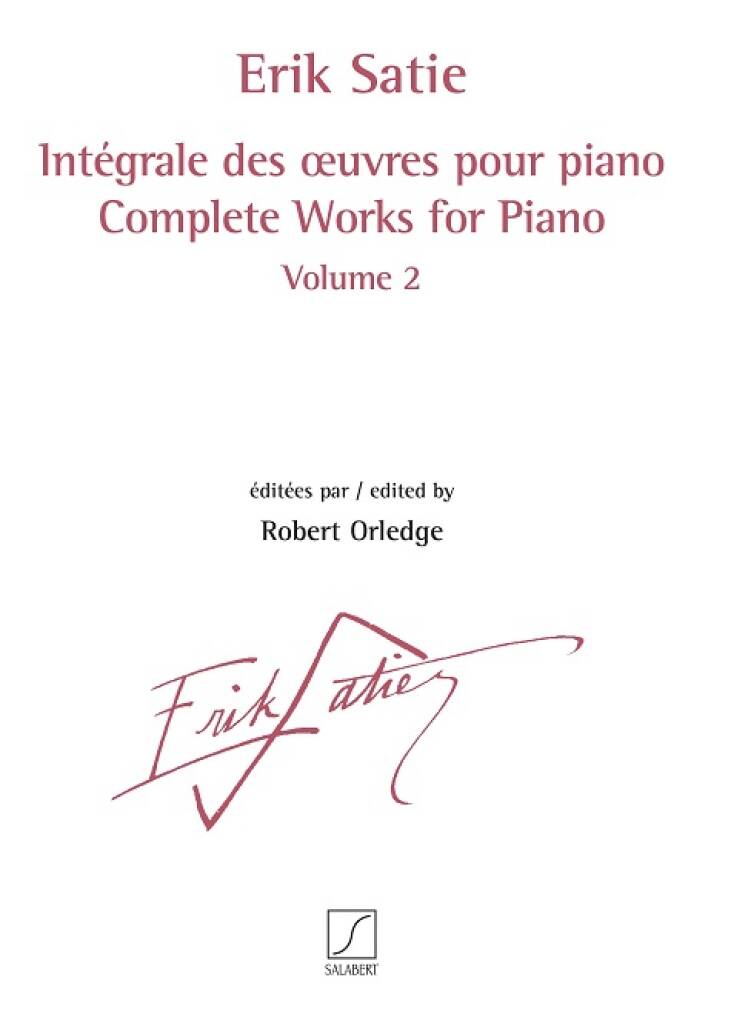 Vorderes Coverbild Intégrale des œuvres pour piano volume 2