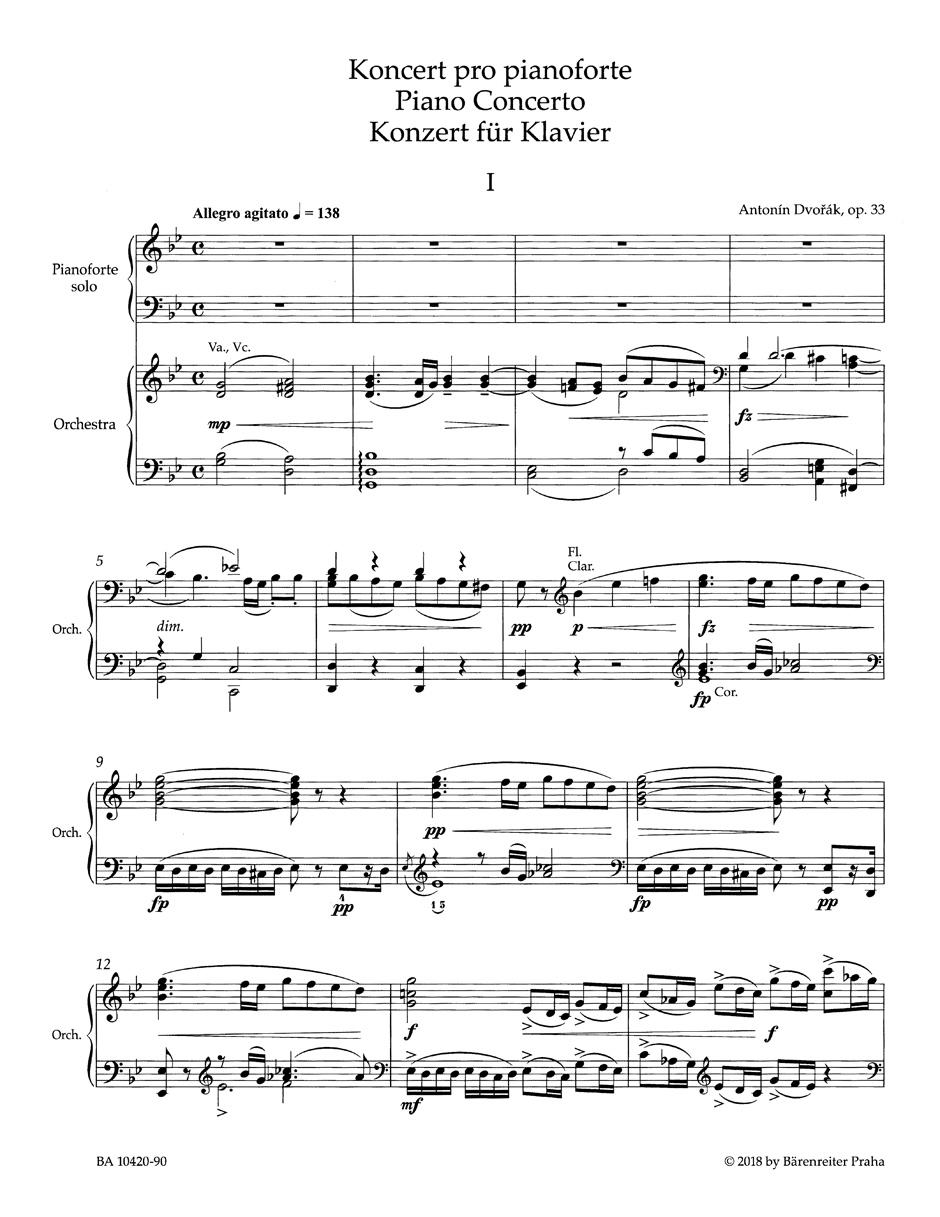 Anderes Coverbild Konzert für Klavier und Orchester g-Moll op. 33 B 63