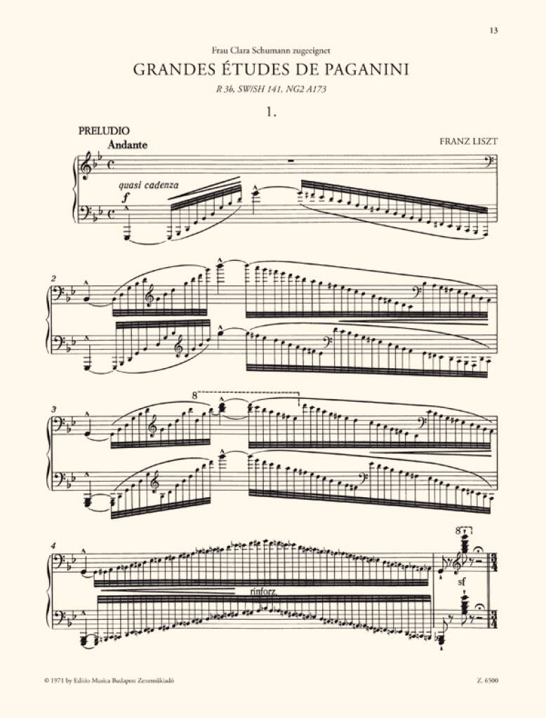 Anderes Coverbild Grandes études de Paganini