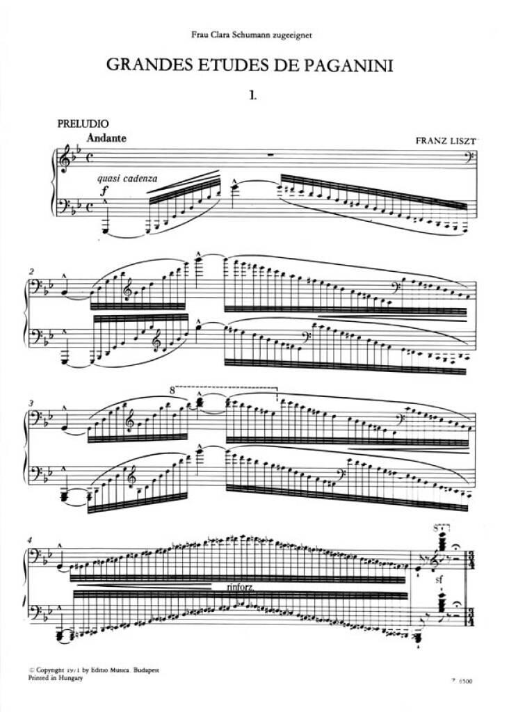 Anderes Coverbild Grandes études de Paganini