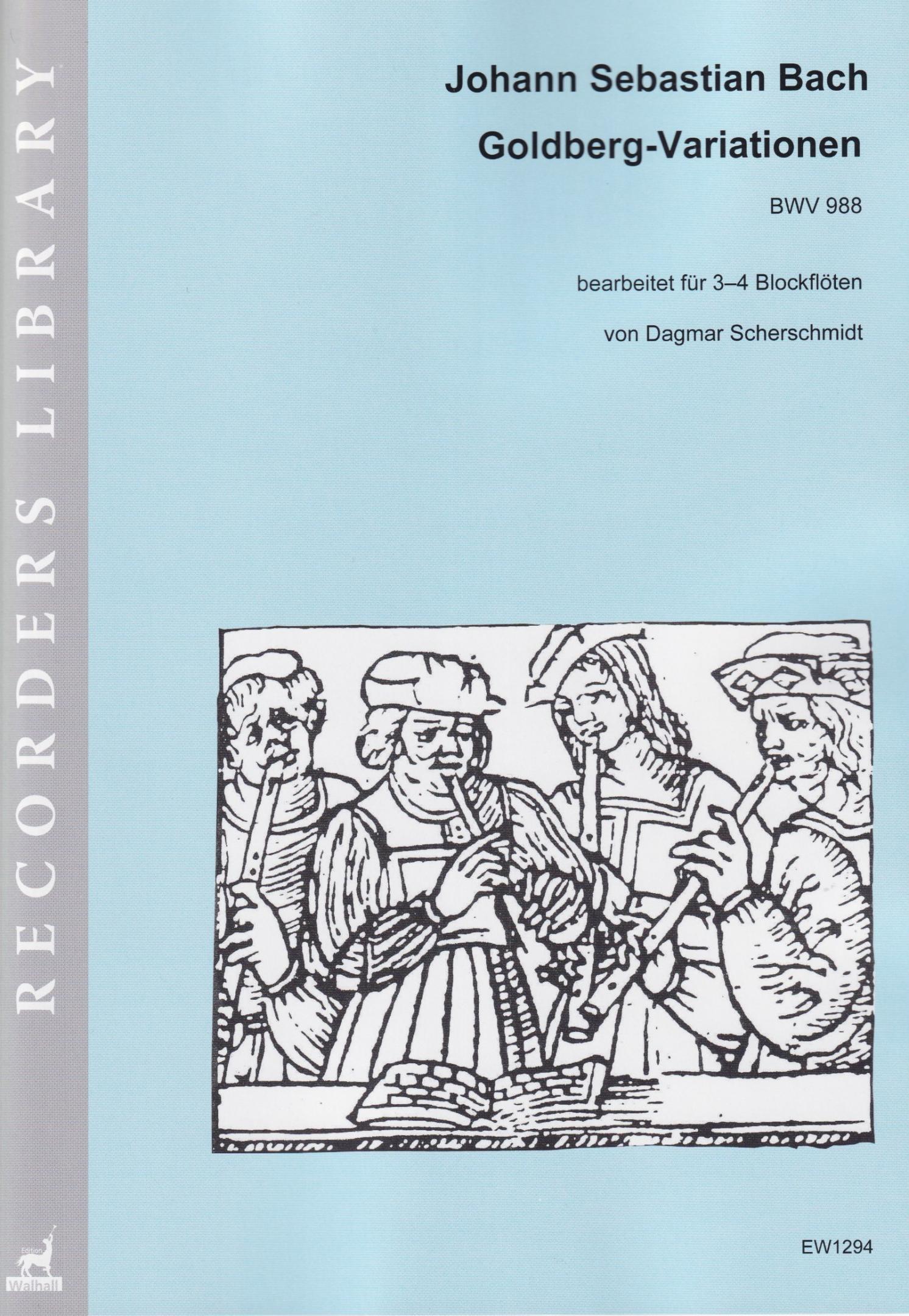 Vorderes Coverbild Goldberg-Variationen BWV 988