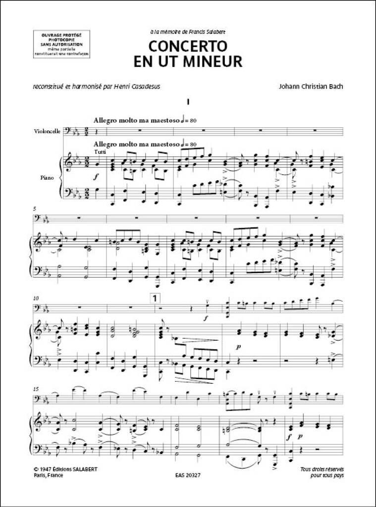 Anderes Coverbild Concerto en ut Mineur