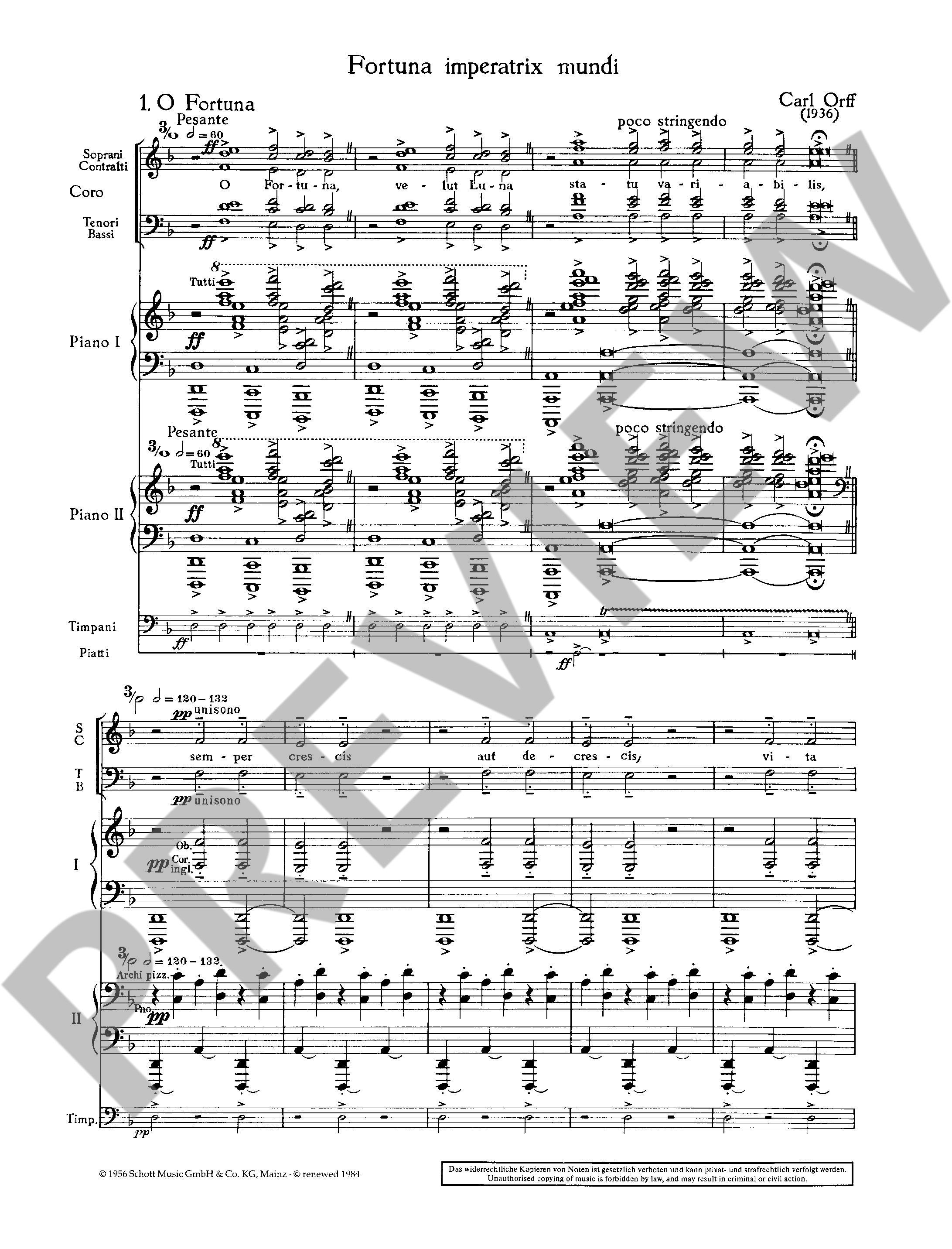Anderes Coverbild Carmina Burana (1936)