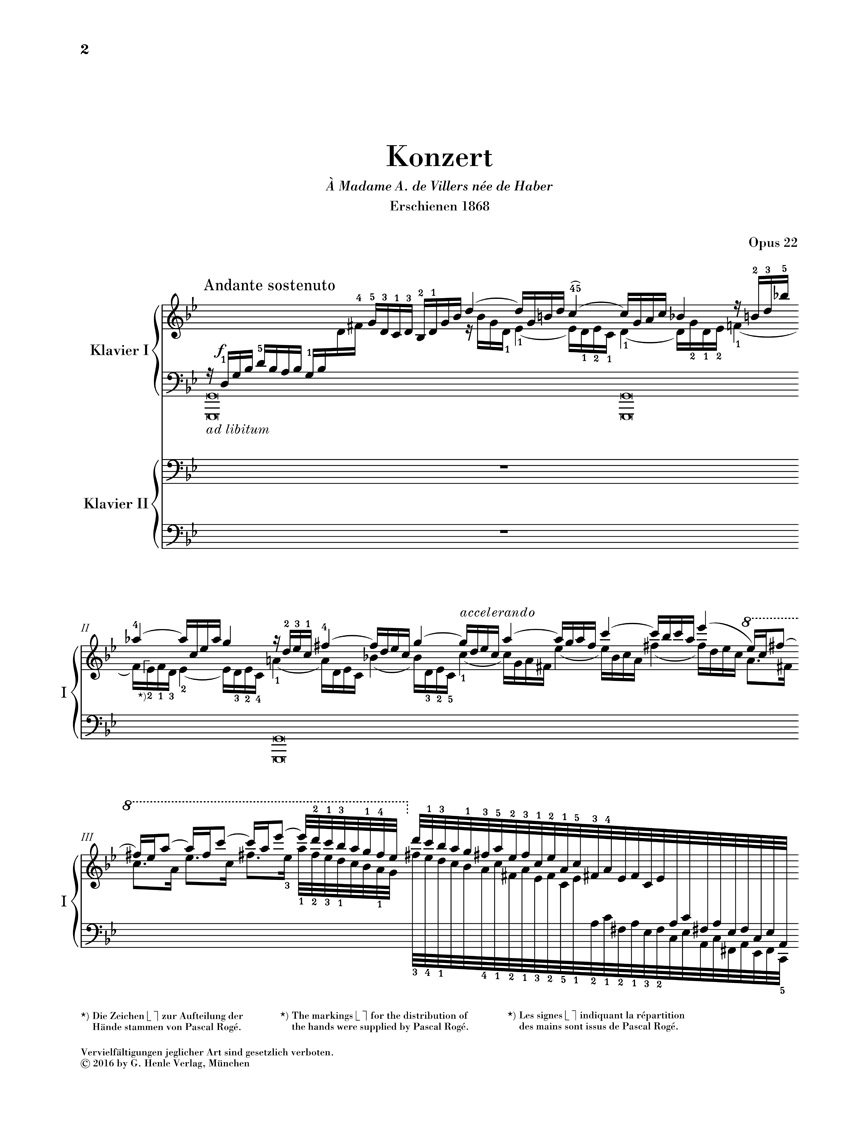 Anderes Coverbild Klavierkonzert Nr. 2 g-moll op. 22