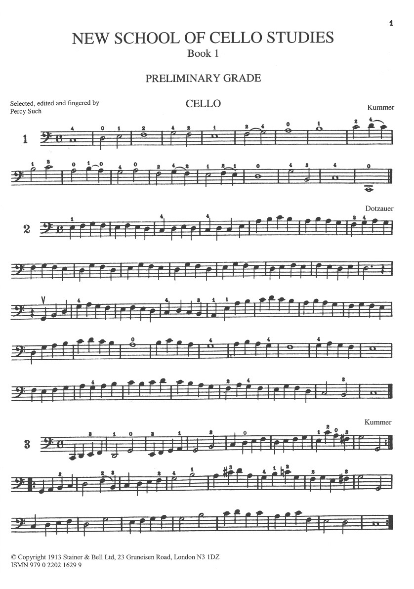 Anderes Coverbild New School of Cello Studies. Book 1