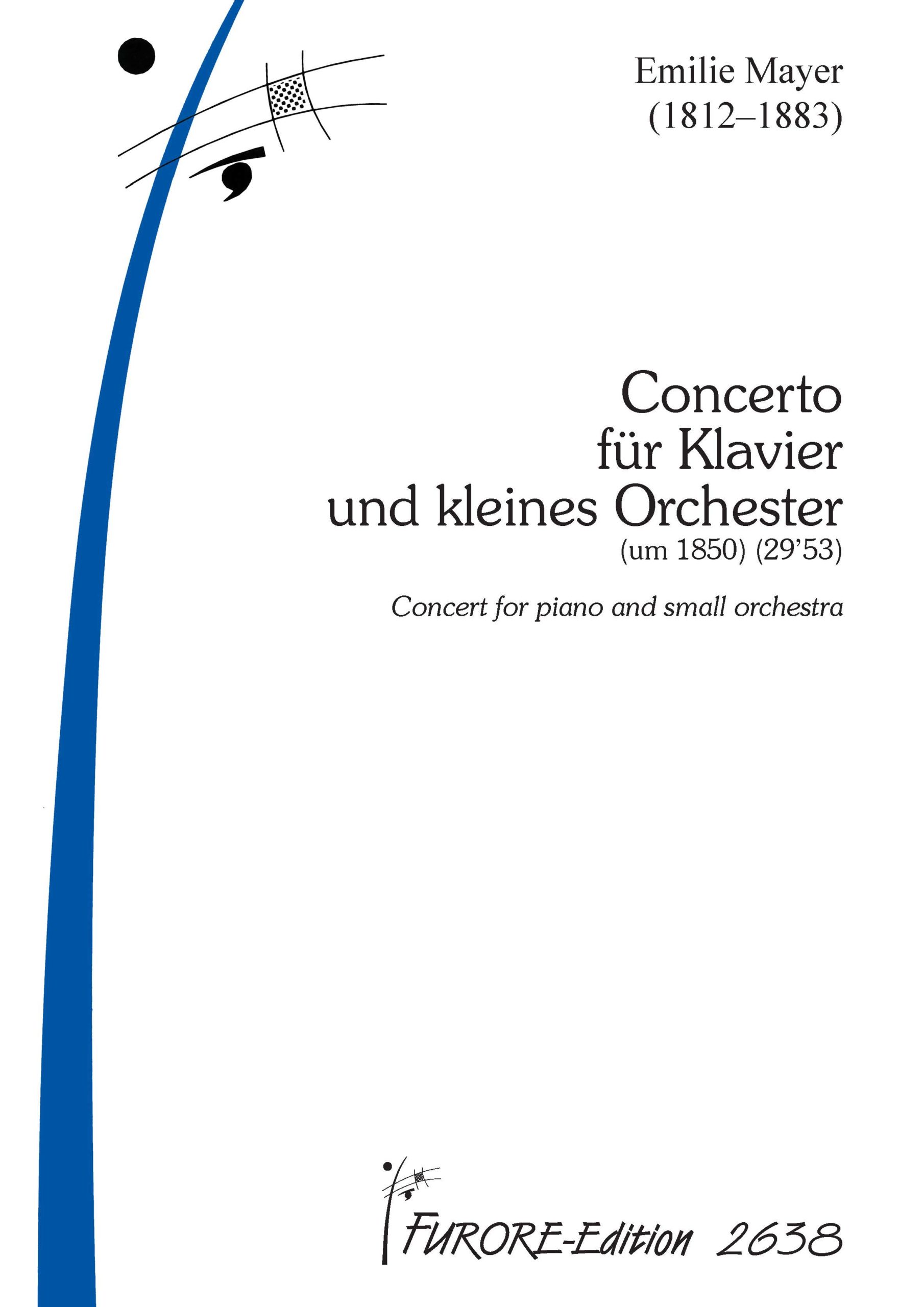 Vorderes Coverbild Concerto für Klavier und kleines Orchester