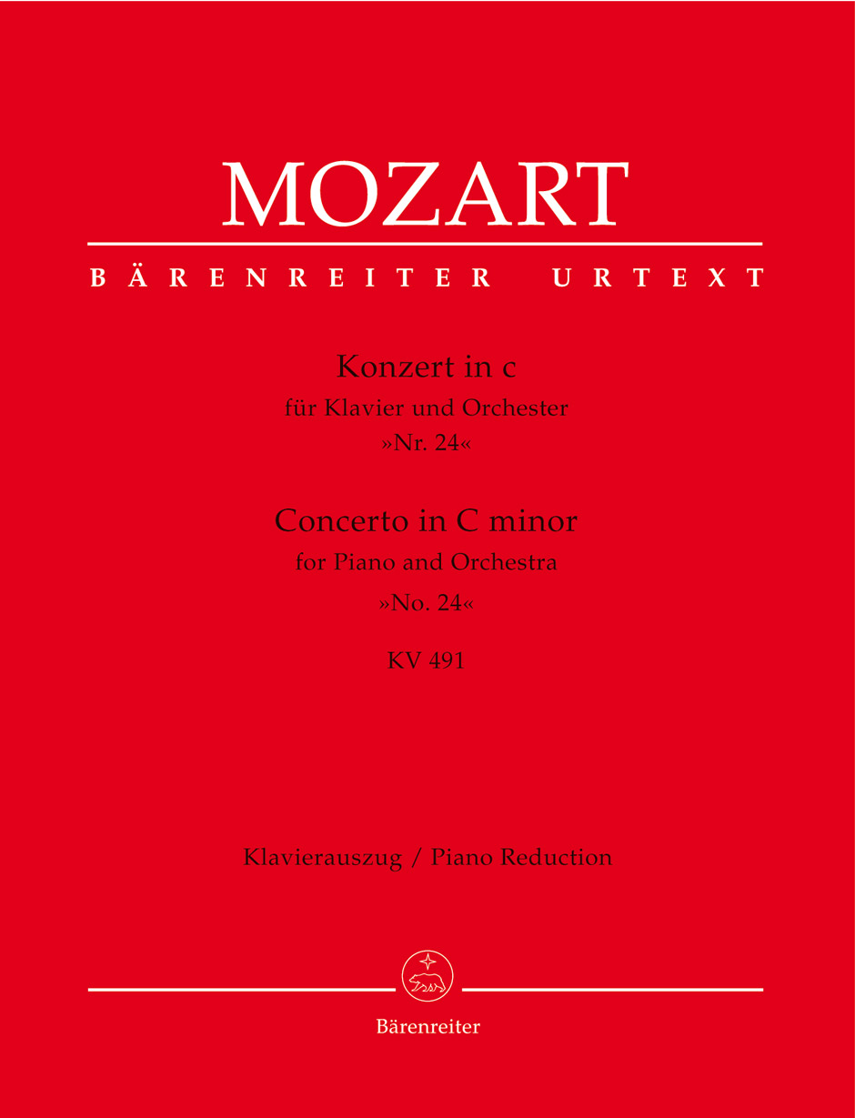 Vorderes Coverbild Konzert für Klavier und Orchester Nr. 24 c-Moll KV 491