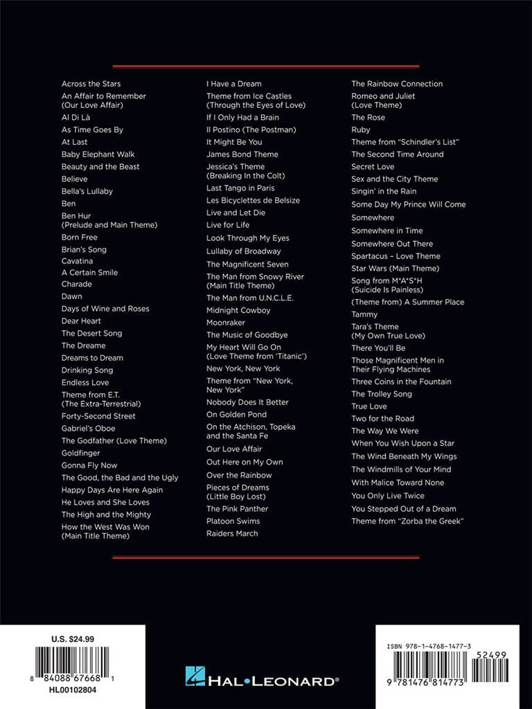 Anderes Coverbild 100 Movie Songs for Piano Solo