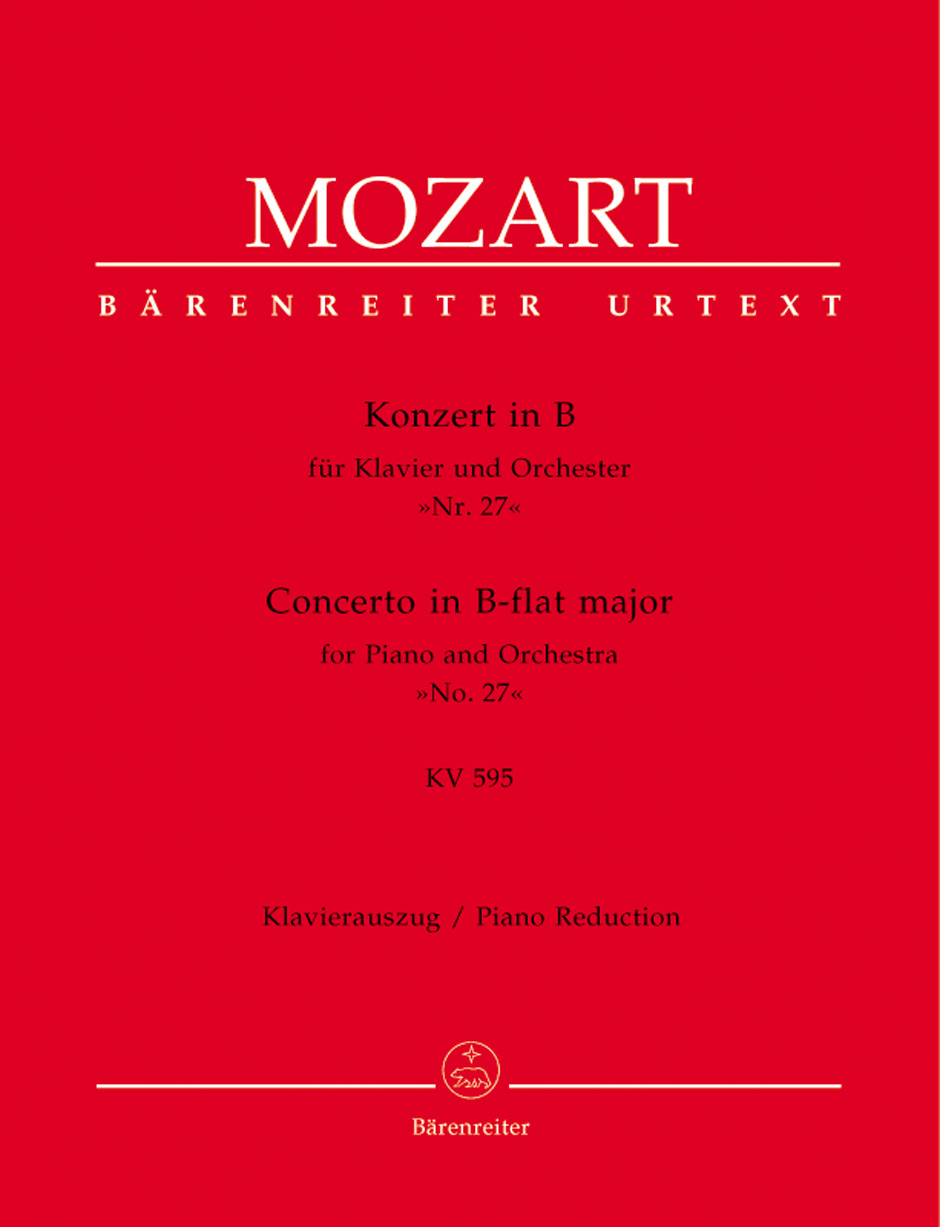 Anderes Coverbild Konzert für Klavier und Orchester Nr. 27 B-Dur KV 595