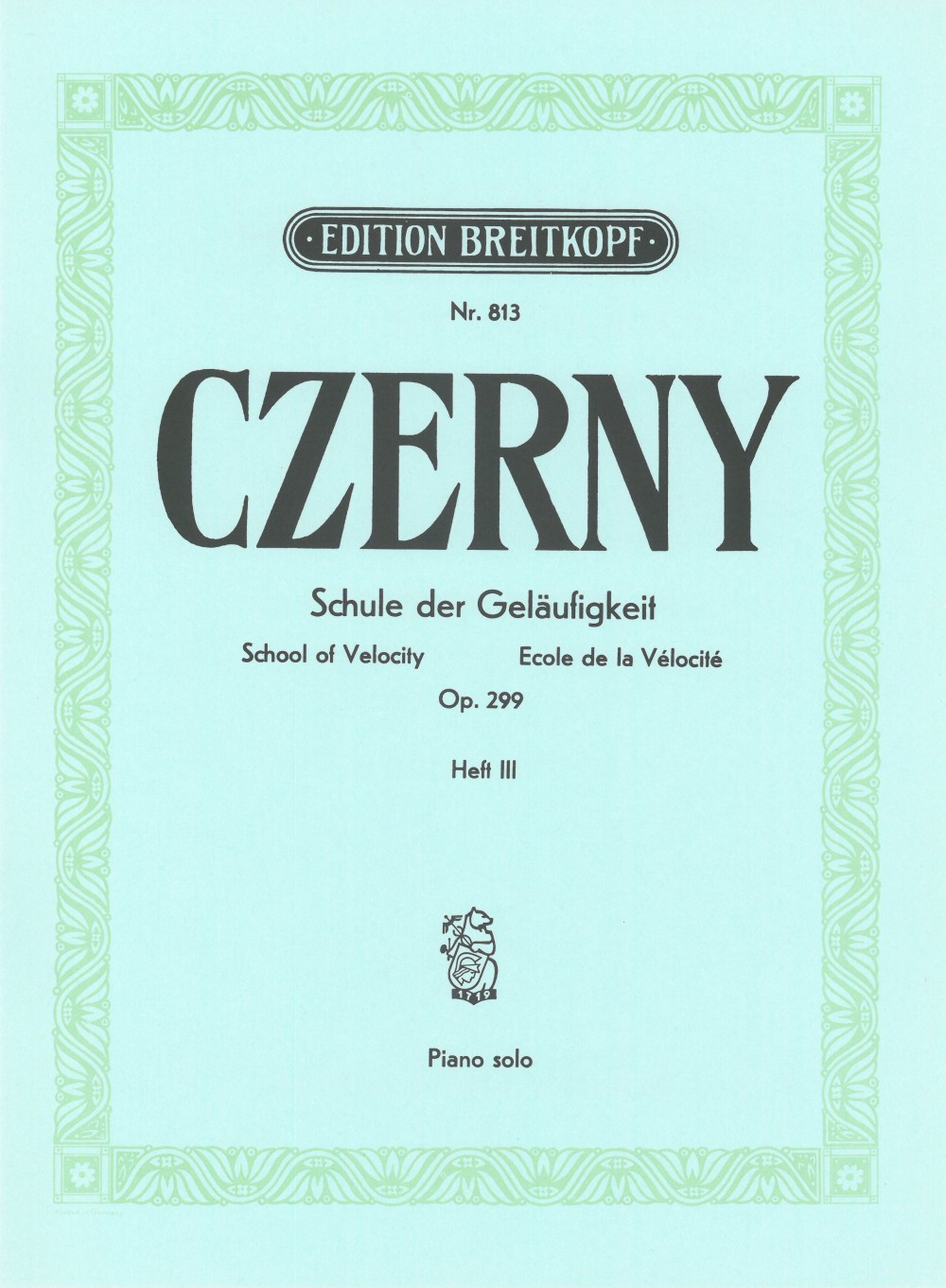 Anderes Coverbild Schule der Geläufigkeit Heft 3 op. 122