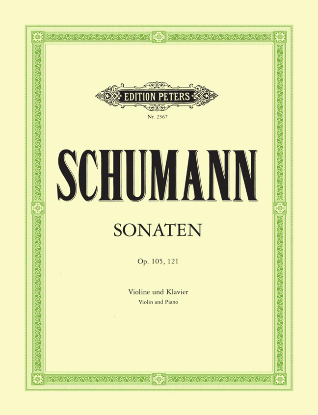 Vorderes Coverbild Sonate für Violine und Klavier op. 105 / Sonate für Violine und Klavier op. 121