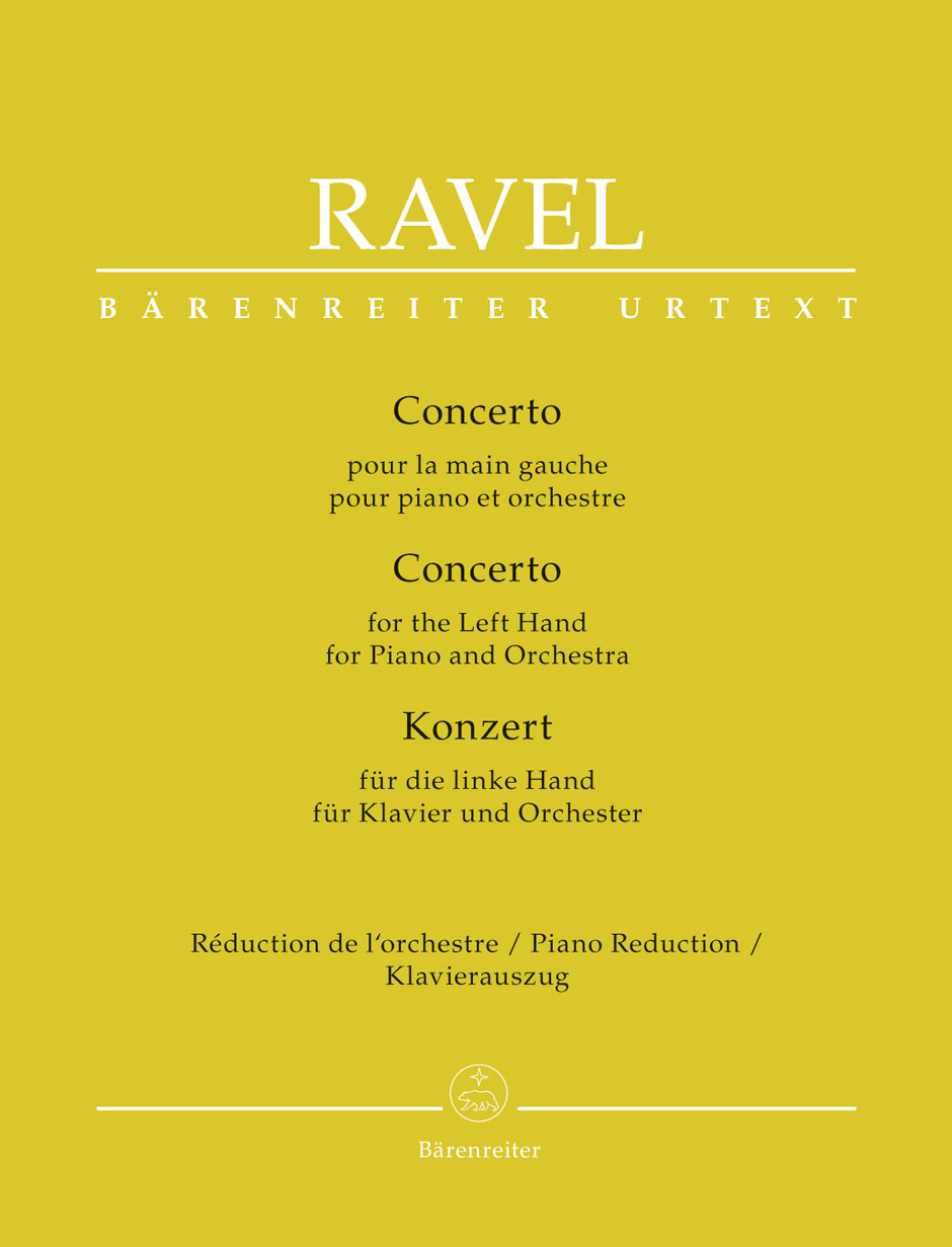 Vorderes Coverbild Konzert für die linke Hand für Klavier und Orchester