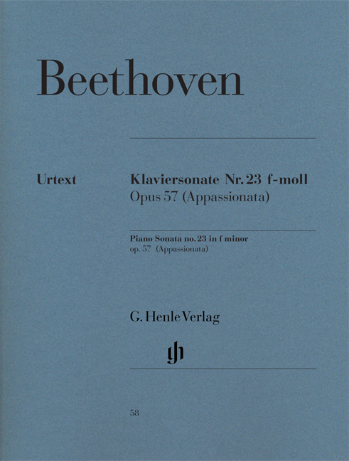 Vorderes Coverbild Klaviersonate Nr. 23 f-moll op. 57 (Appassionata)