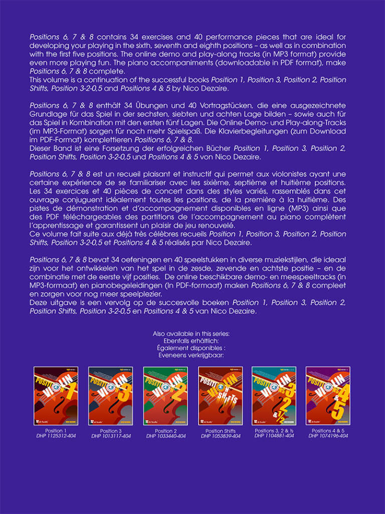 Anderes Coverbild Violin Positions 6, 7 & 8