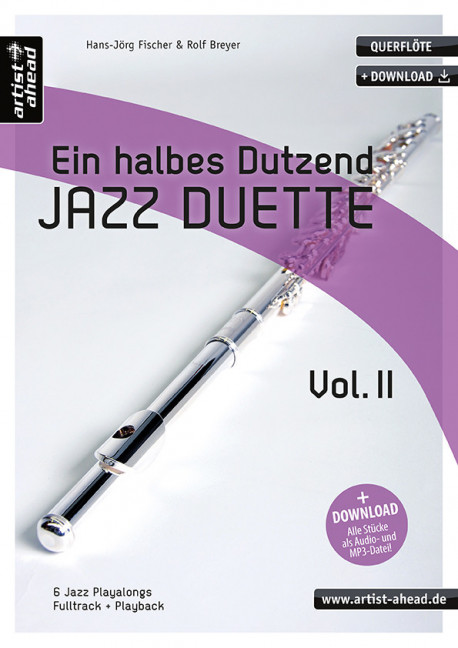 Vorderes Coverbild Ein halbes Dutzend Jazz-Duette - Vol. 2 - für Querflöte Band 2