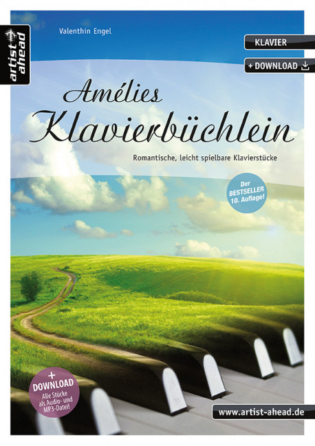 Vorderes Coverbild Amélies Klavierbüchlein 