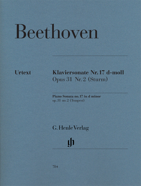 Vorderes Coverbild Klaviersonate Nr. 17 d-moll op. 31,2 "Sturm"