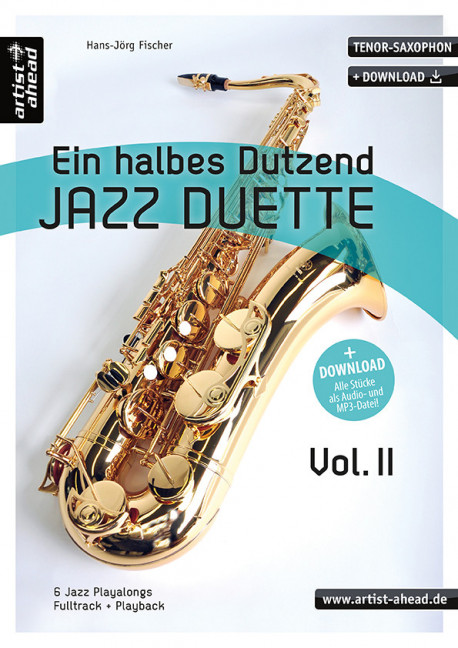 Vorderes Coverbild Ein halbes Dutzend Jazz Duette – Vol. 2 – Tenor-Saxophon Band 2