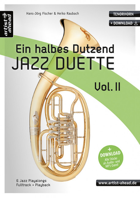 Vorderes Coverbild Ein halbes Dutzend Jazz Duette – Vol. 2 – Tenorhorn Band 2
