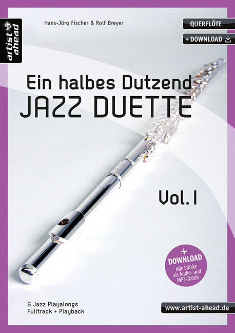 Vorderes Coverbild Ein halbes Dutzend Jazz Duette – Vol. 1 – Querflöte Band 1