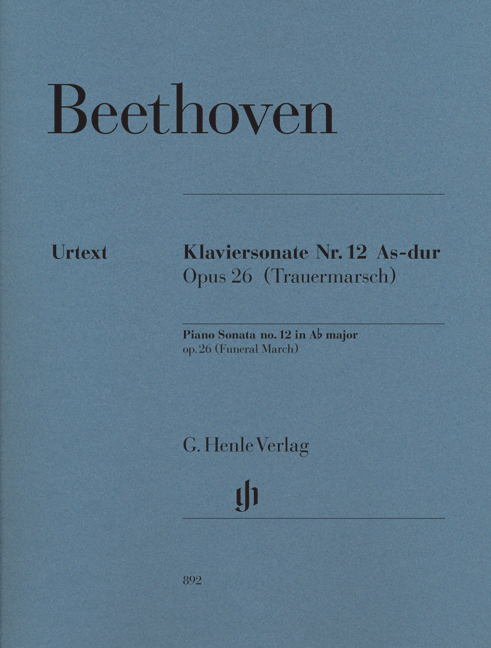 Vorderes Coverbild Klaviersonate Nr. 12 As-dur op. 26