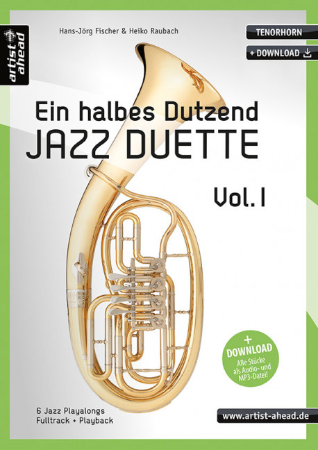 Vorderes Coverbild Ein halbes Dutzend Jazz Duette – Vol. 1 – Tenorhorn Band 1
