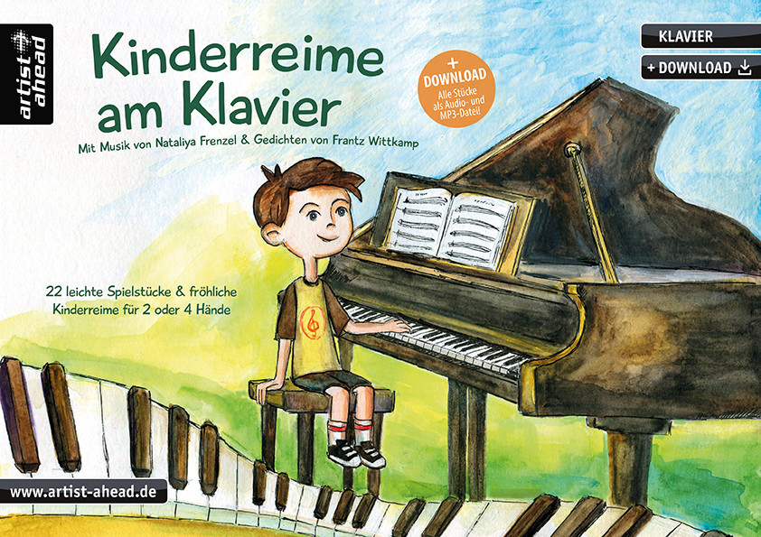 Vorderes Coverbild Kinderreime am Klavier 