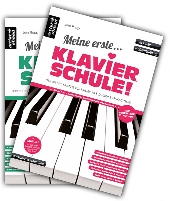 Vorderes Coverbild Meine erste Klavierschule & Meine zweite Klavierschule im Set! Band 1 und 2