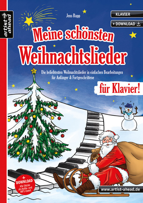Vorderes Coverbild Meine schönsten Weihnachtslieder für Klavier! 