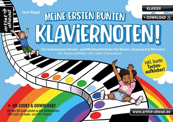 Vorderes Coverbild Meine ersten bunten Klaviernoten! 