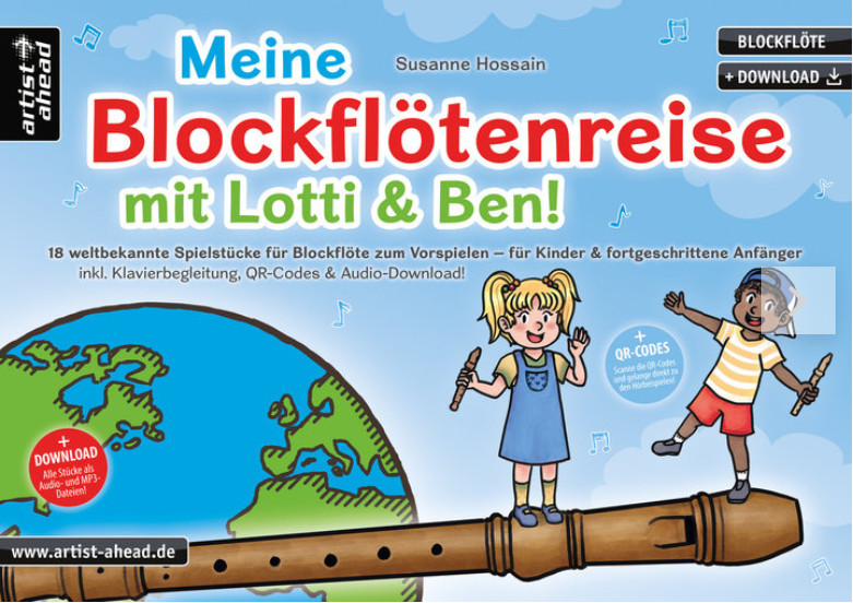 Vorderes Coverbild Meine Blockflötenreise mit Lotti & Ben! 