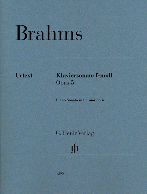 Vorderes Coverbild Klaviersonate f-moll op. 5