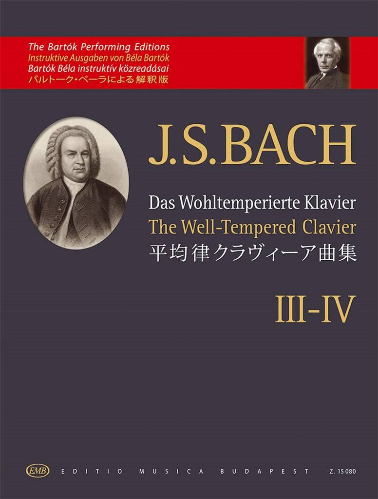 Vorderes Coverbild Das Wohltemperierte Klavier 3-4