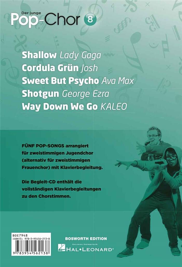Anderes Coverbild Der junge Pop-Chor - Band 8 & CD