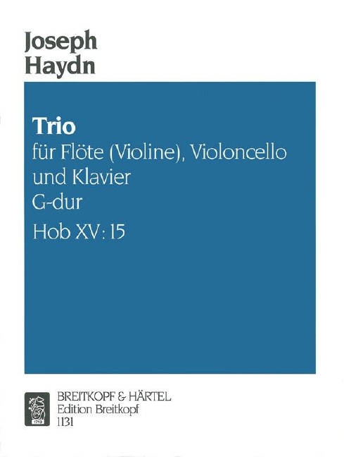 Anderes Coverbild Klavier-Trio G-Dur Hob XV: 15