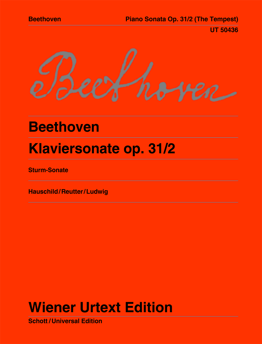 Vorderes Coverbild Klaviersonate (Sturmsonate) d-Moll op. 31/2