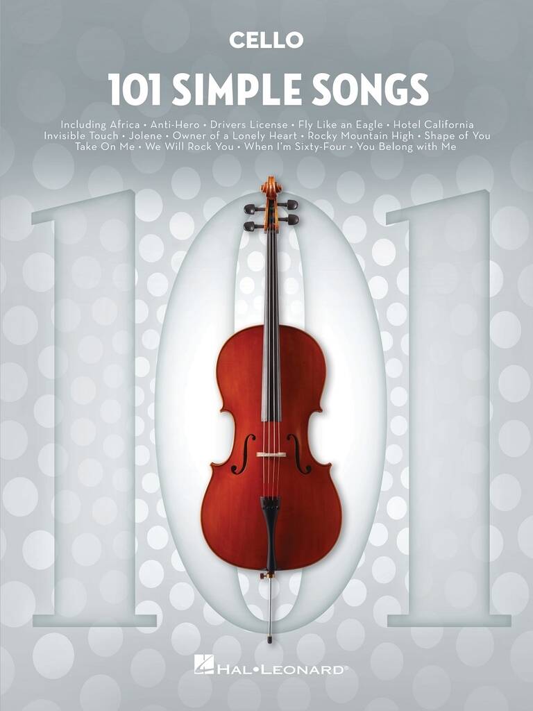 Vorderes Coverbild 101 Simple Songs for Cello