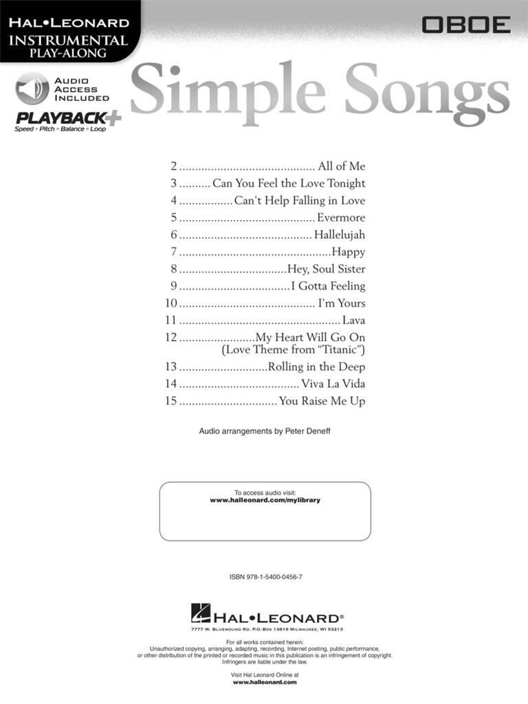 Anderes Coverbild Simple Songs