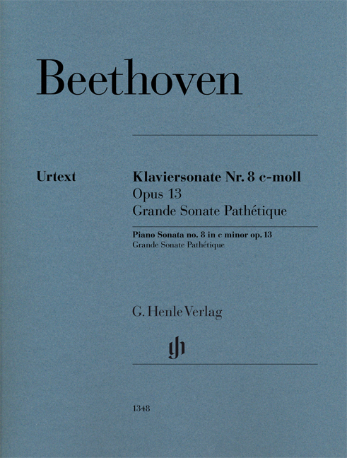 Vorderes Coverbild Klaviersonate Nr. 8 c-moll op. 13 (Grande Sonate Pathétique)