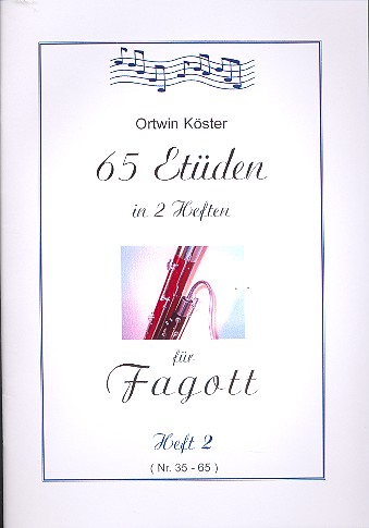 Vorderes Coverbild 65 Etüden Band 2