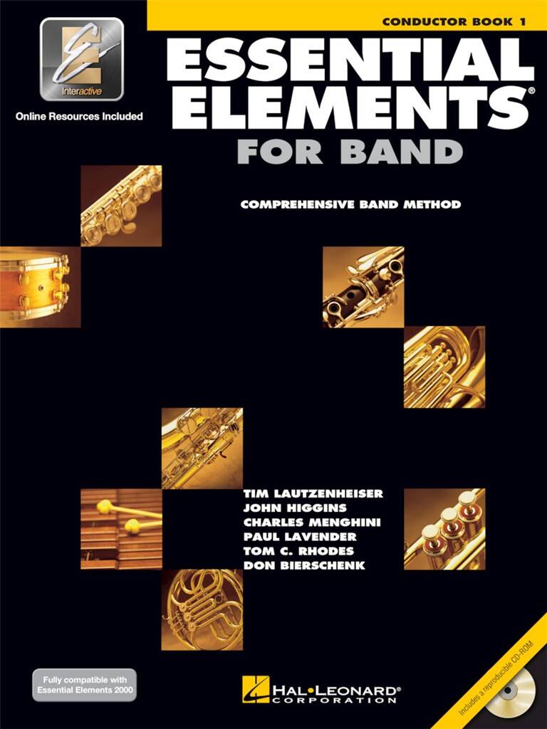 Vorderes Coverbild Essential Elements for Band – Conductor Book 1 with Online Resources
