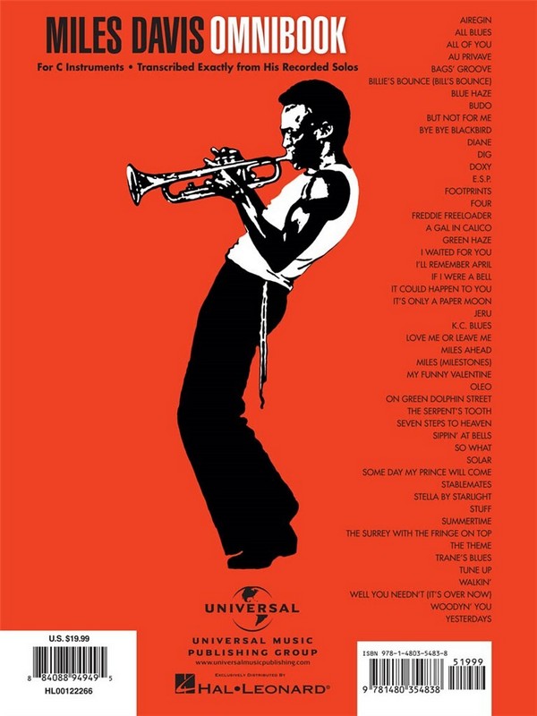 Anderes Coverbild Miles Davis Omnibook