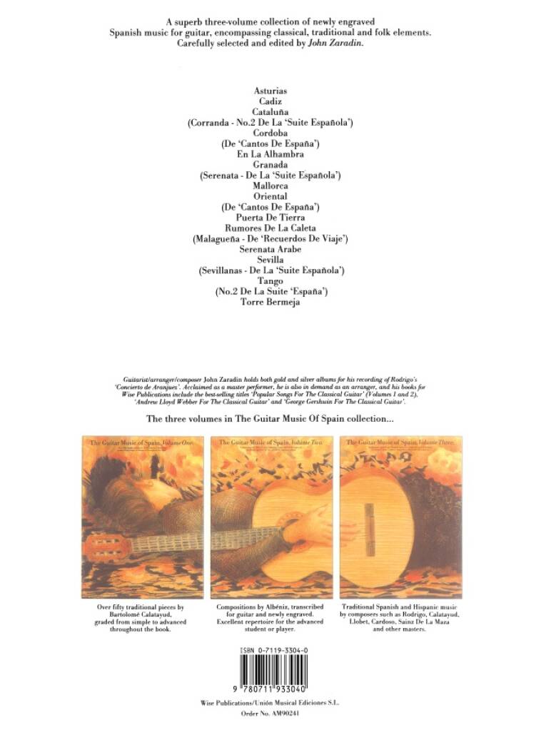 Anderes Coverbild The Guitar Music of Spain Volume 2