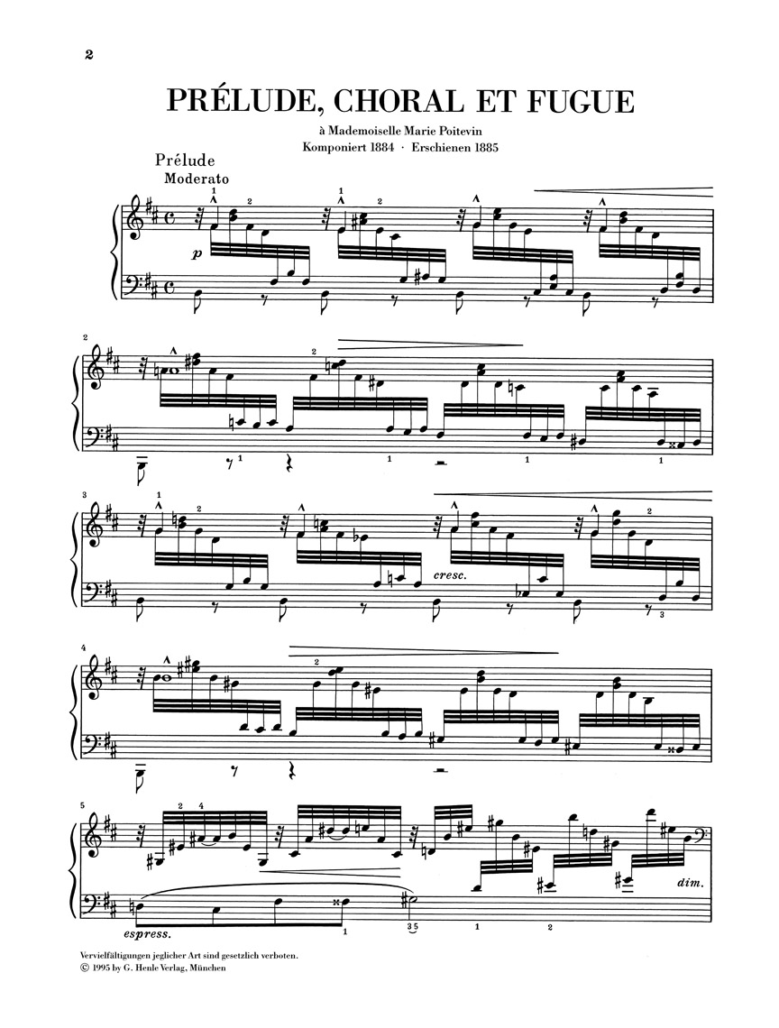 Anderes Coverbild Prélude, Choral et Fugue